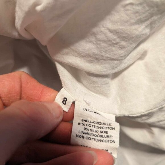 Ulla Johnson Darcey Ruffle Tiered Bow Front Dress Size 8 - Picture 11 of 11